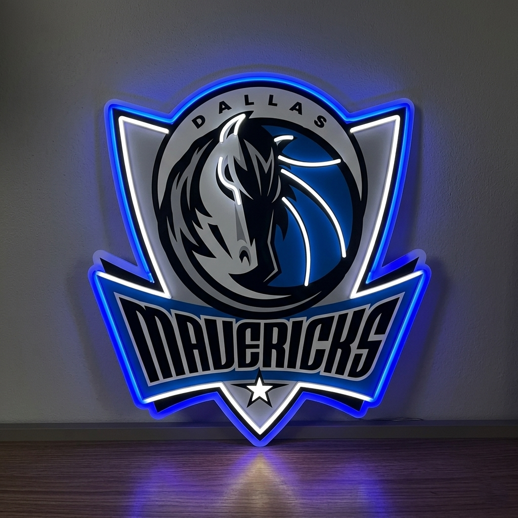 Glow Hoops NBA Team Sign