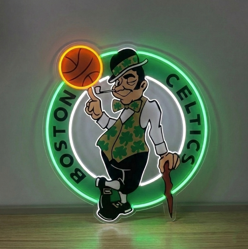 Glow Hoops NBA Team Sign